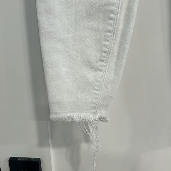 Pre-loved Spanx Distressed White Skinny Jeans - Sz. Small - Picture 4 of 6